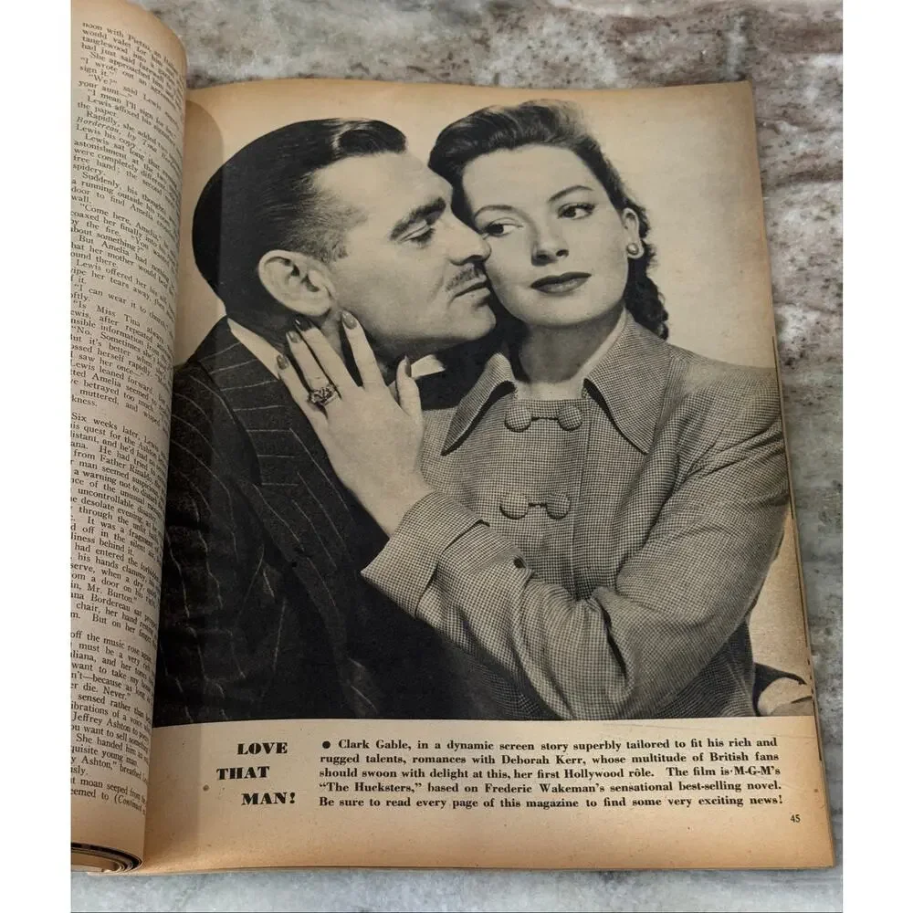 Vtg Screen Romances Magazine Aug. 1947 Joan Crawford Ads Movies +